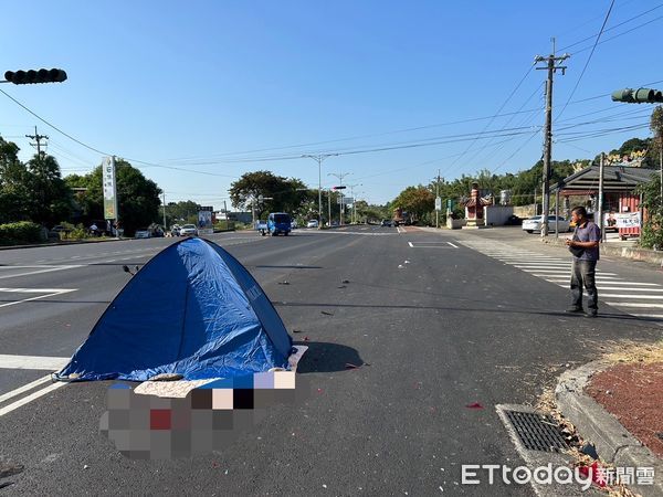 ▲▼      彰化死亡車禍       。（圖／記者唐詠絮翻攝）