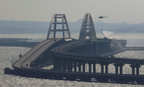 ▲▼ 克里米亞大橋。（圖／路透）