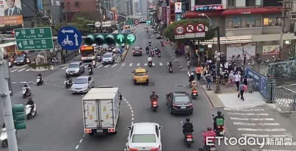 ▲▼  新北中正路空拍圖。（圖／記者戴上容翻攝）