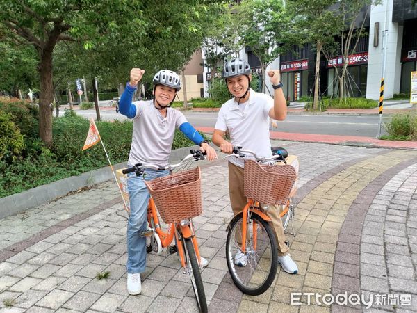 林為洲、何志勇騎eBike　推節能交通共創竹竹生活圈 | ETtoday