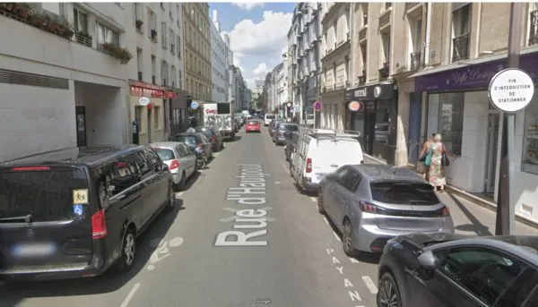 ▲▼巴黎第19區發現裝著女孩遺體行李箱的街角。（圖／翻攝自Google地圖）