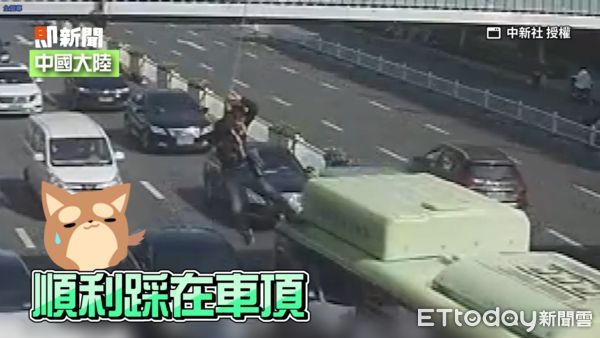 ▲公車經過提供落腳處。（圖／中新社 授權）