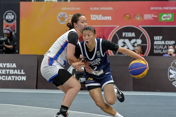 ▲張聿嵐、米靖恩，中華女籃。（圖／取自FIBA官網）