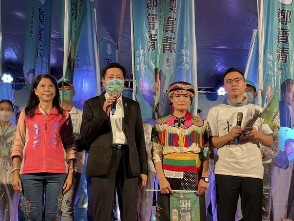 ▲鄭寶清南區競總成立