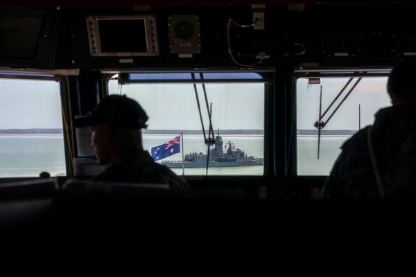 ▲▼澳洲海軍安薩克號巡防艦。（圖／翻攝自Facebook／Royal Australian Navy）