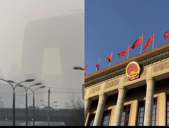▲▼ 整治霧霾、北京藍天比較           。（合成圖／視覺中國CFP、記者任以芳攝）