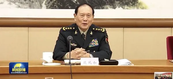 ▲大陸國防部長魏鳳和。（圖／翻攝央視）