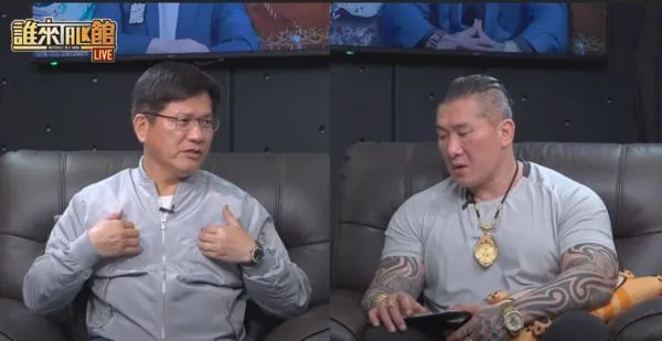 ▲▼林佳龍合體館長喊話侯友宜，新北給佳龍、總統給友宜去選。（圖／翻攝自YouTube／館長惡名昭彰）