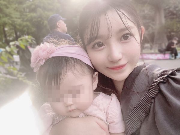 ▲野田仁美停工一年突坦承有了7個月大的女兒。（圖／翻攝自野田仁美推特）