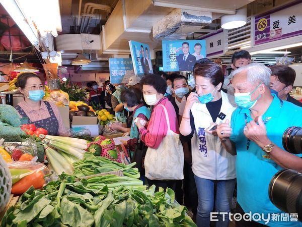 ▲▼無黨籍台北市長參選人黃珊珊掃街。（圖／記者陳家祥攝）