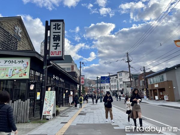 ▲▼小樽運河、小樽運河商店街。（圖／記者周姈姈攝）