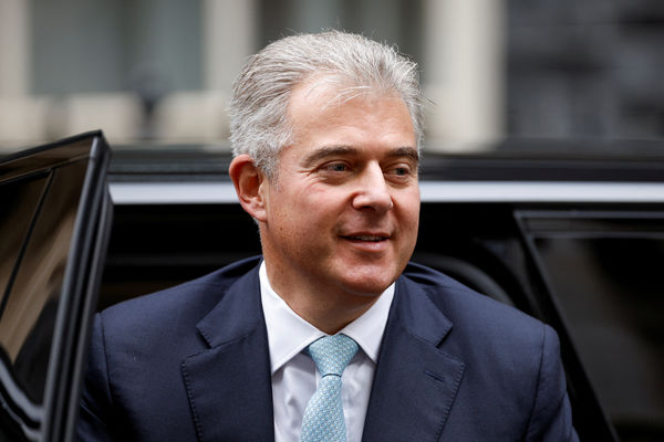 ▲▼英國司法大臣路易斯（Brandon Lewis）。（圖／路透）