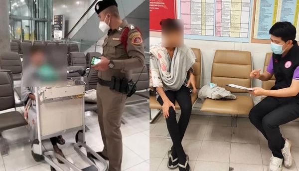 ▲▼泰國一名28歲女子在機場「住」了2個月。（圖／翻攝自YouTube）