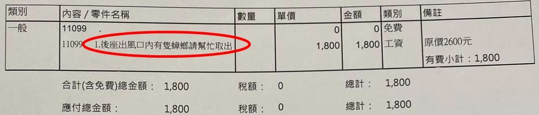 ▲▼愛車送修「抓一隻蟑螂1800」　過來人曝慘痛經驗：便宜啦（圖／爆廢公社）