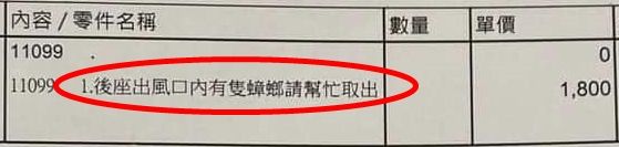 ▲▼愛車送修「抓一隻蟑螂1800」　過來人曝慘痛經驗：便宜啦（圖／爆廢公社）