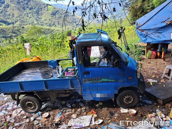 ▲▼苗栗泰安一名貨車車主利用車上點菸器幫手機充電，卻造成火燒超。（圖／記者蔡文淵翻攝）