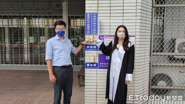 ▲南投市長候選人張嘉哲（左）提告綠營候選人陳翰立、曾琮愷意圖使人不當選罪。（圖／許淑華競選總部提供，下同）