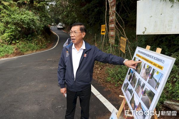 ▲武界部落產業聯絡道路荒蕪逾15年，南投縣政府今修復10.3公里的舊投71線。（圖／南投縣政府提供）