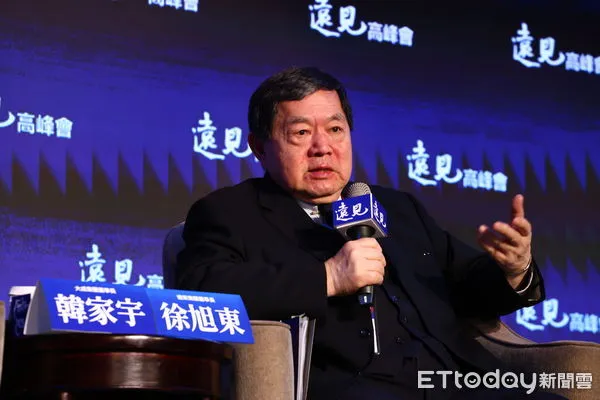▲遠東集團董事長徐旭東出席第20屆遠見高峰會，對台灣企業數位轉型提出建言。（圖／遠見提供）
