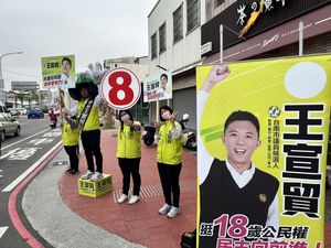 青年挺青年　王宣貿完成百場街頭挺18歲公民權