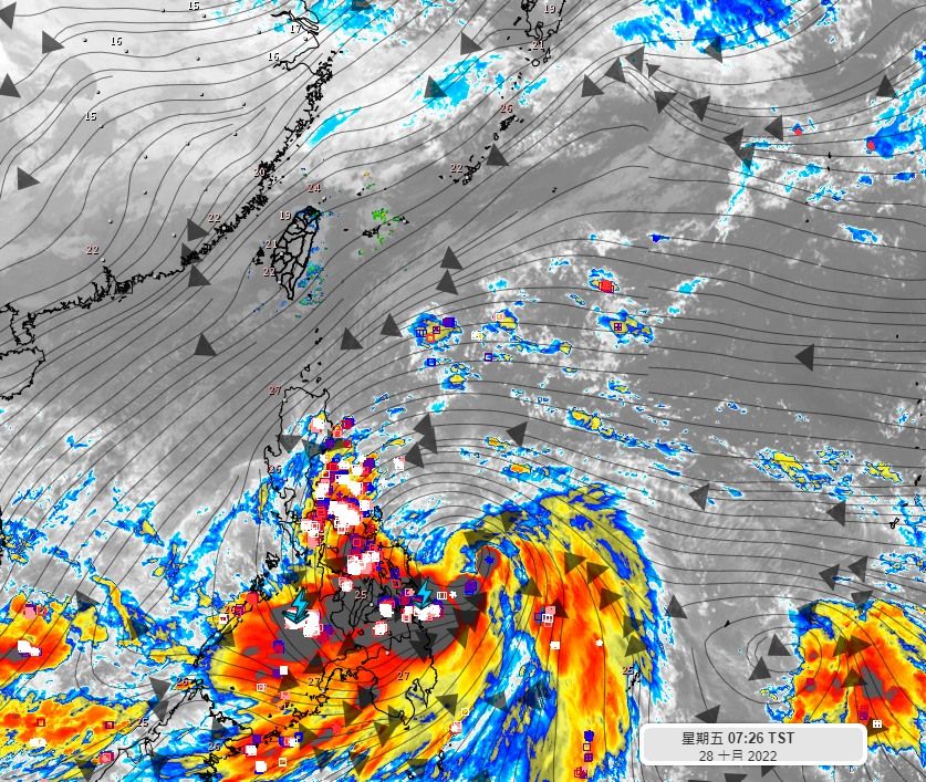 ▲▼奈格颱風路徑周日將更明朗，帶來雨勢將影響到下周。（圖／翻攝彭啟明臉書）