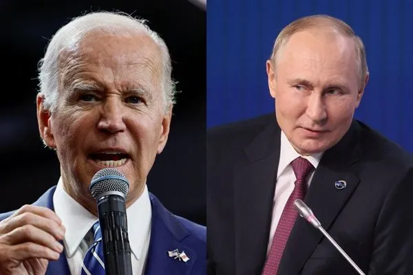 ▲▼拜登（左）,普丁（右）。（組圖／路透）