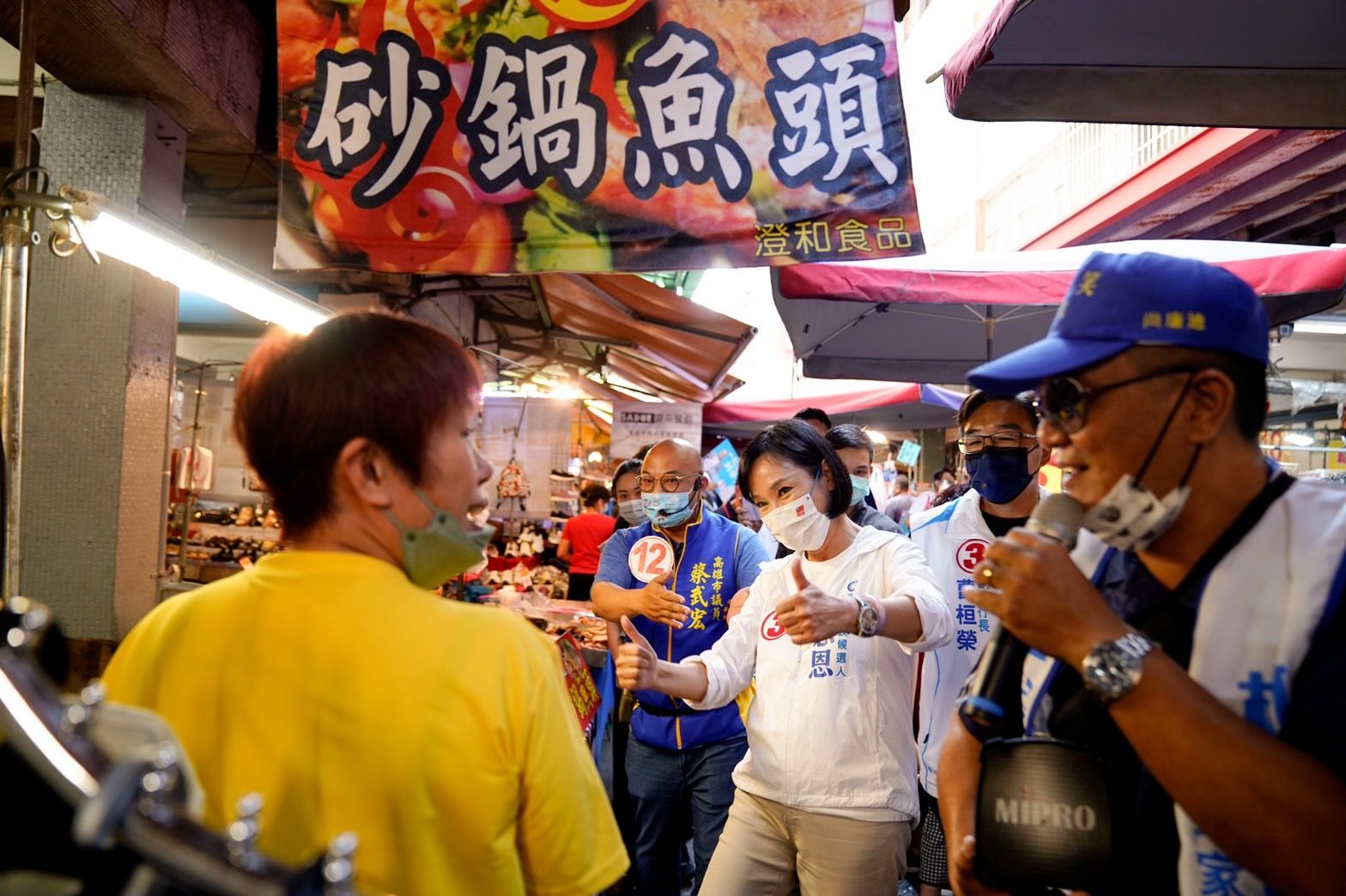 ▲▼高雄,柯志恩,小港,祈福,大林煉油廠,大林蒲遷村,2022九合一大選,2022高雄市長。（圖／柯志恩競選辦公室提供）