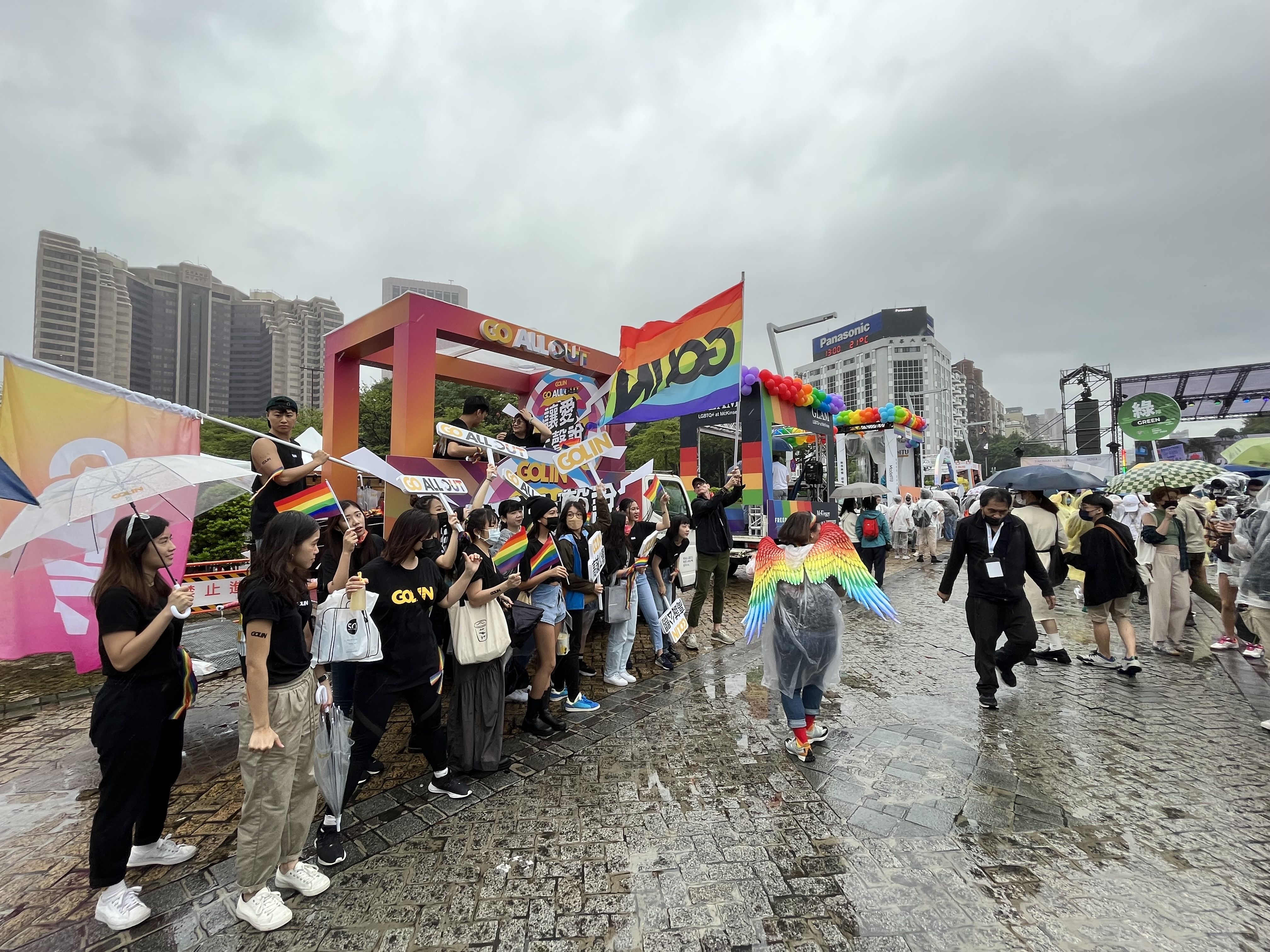 ▲▼第20屆台灣同志遊行今天下午在台北市政府前市民廣場登場。（圖／記者許敏溶攝）