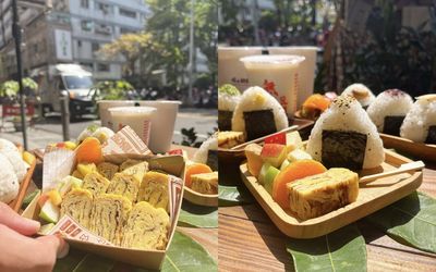 台中「套餐式」飯糰多達16種口味！附當季鮮果＋玉子燒營養百分百