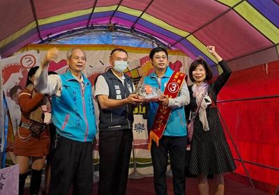 桃園雲林二代子弟林昌立競選永安里長 市議員候選人站台搶鄉親票