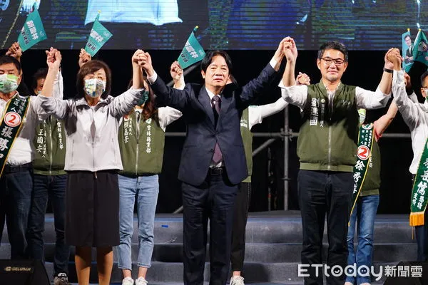 ▲ 民進黨雲林縣長候選人劉建國與北港鎮長候選人張勝智聯合競選總部成立大會，賴清德副總統、立委陳亭妃、立委蘇治芬等，都到場支持劉建國與張智勝。（圖／記者蔡佩旻翻攝）
