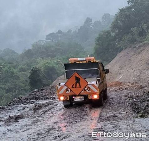 ▲奈格颱風影響，台7線百韜橋至英士路段將持續強降雨，不排除今日午後預警性封閉。（圖／記者游芳男翻攝）