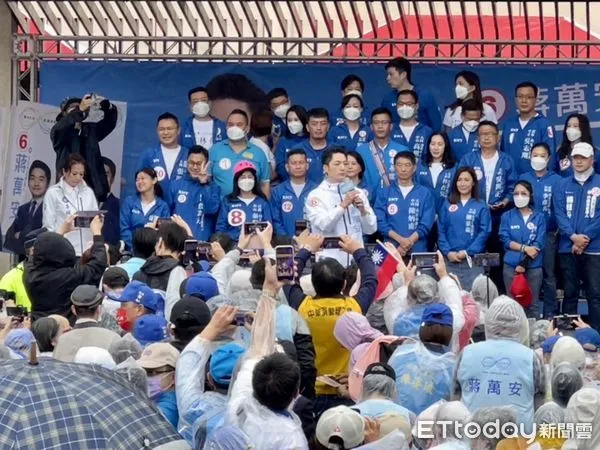 ▲▼  蔣萬安今日舉辦「台北隊集合」市民基地啟用大會，同時也是國民黨「北北基桃」首次合體。（圖／記者姜國輝攝）
