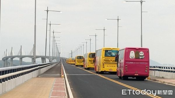 ▲▼金門大橋通車典禮。（圖／記者林名揚翻攝）