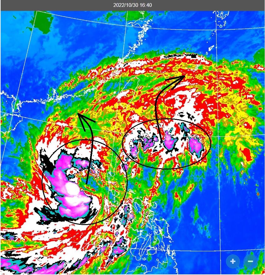 ▲▼ 。（圖／中央氣象局、NCDR、翻攝NOAA）