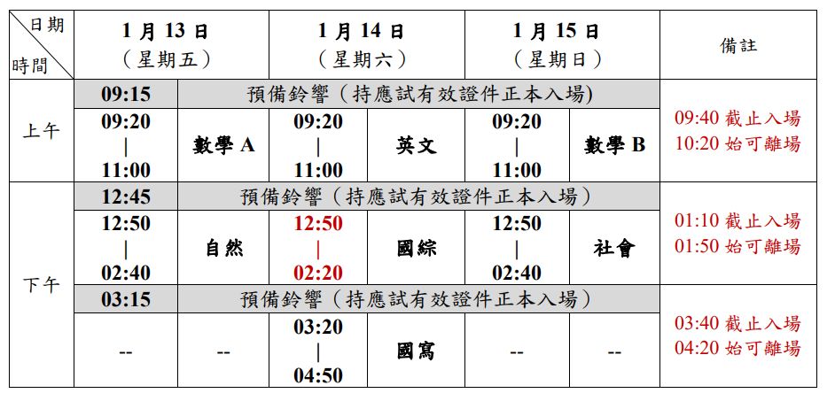 ▲112學測11/1~11/15報名。（圖／大考中心提供）