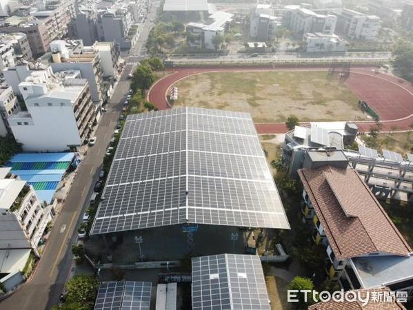 ▲台南市長黃偉哲推動2050淨零碳排，台南太陽光電備案量3.5GW全國第一。（圖／記者林悅翻攝，下同）