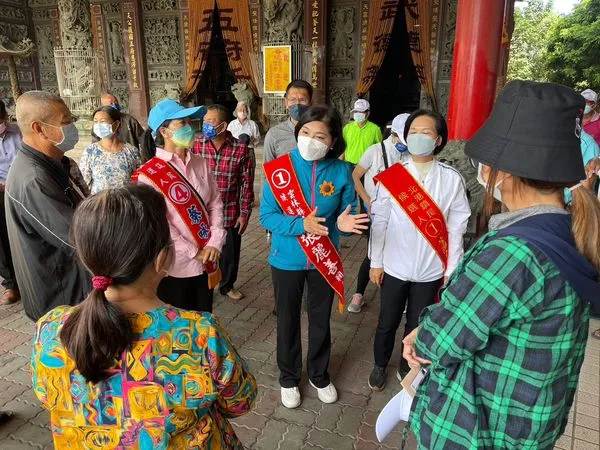 ▲▼張麗善「20鄉鎮願景親履巡迴」北港上場。（圖／張麗善競選總部提供）