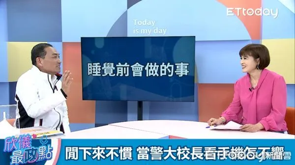 ▲侯友宜暢談警察故事。(圖/欣儀最政點)