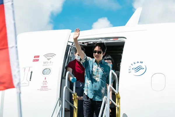 ▲▼副總統賴清德啟程訪問帛琉。（圖／翻攝賴清德臉書）