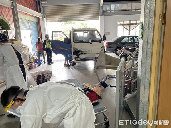 ▲▼       彰化夫妻爭吵，丈夫竟開車衝撞妻子     。（圖／記者唐詠絮翻攝）