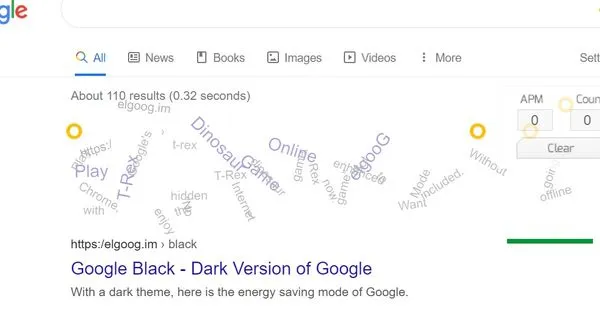 ▲Google推出許多隱藏小遊戲。（圖／取自Google）