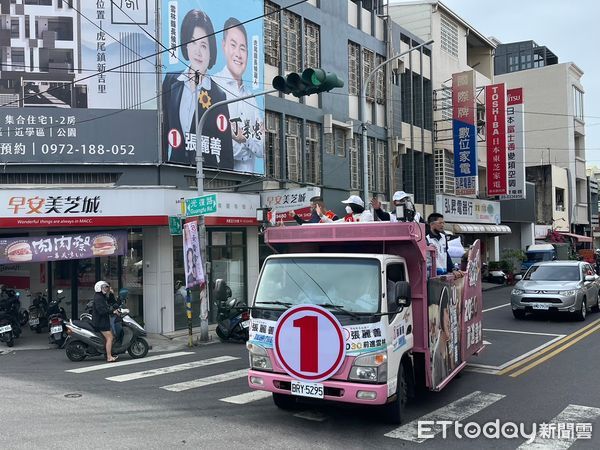 ▲雲林縣長候選人張麗善今日到虎尾鎮進行「20鄉鎮願景親履巡迴」。（圖／記者蔡佩旻翻攝）