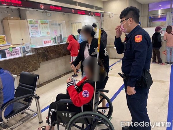 ▲▼因及時送醫，孕婦平安生下女嬰。（圖／龜山警分局提供）