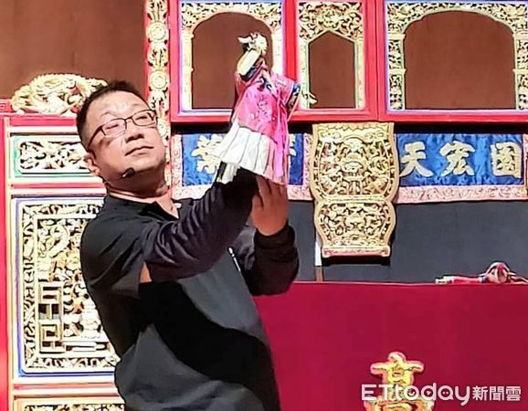 ▲全台首次傀儡戲與布袋戲同台，全新的戲劇《閻君膽》，將於11月5日晚上7時30分，在台南市大觀音亭暨祀典興濟宮廟埕演出。（圖／記者林悅翻攝，下同）