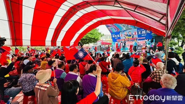 ▲▼ 王威元競總成立，吸引大批民眾參加            。（圖／競總提供）