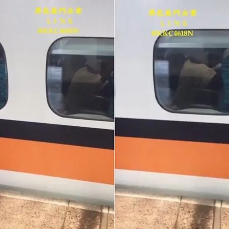 ▲男子在車廂內昏厥，護理師實施CPR搶救。（圖／翻攝自黑色豪門企業）