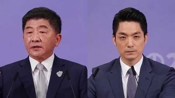 ▲▼ 台北市長候選人電視辯論會」陳時中、蔣萬安。（圖／台北市長候選人電視辯論會主辦方提供）