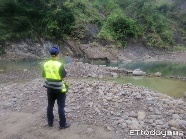 ▲▼嘉義縣阿里山鄉茶山村曾文溪上游一名男子溺水 。（圖／民眾提供）