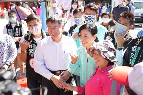 ▲▼民眾黨主席柯文哲、新竹市長候選人高虹安。（圖／民眾黨提供）